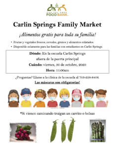 Family Market Flyer in Spanish