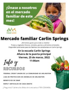 March 25 2022 family market advertising flyer in Spanish