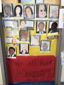Door decorating contest for black history month