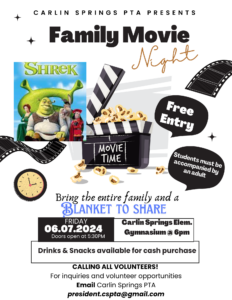 CS PTA Family movie night flyer Eng. Updated